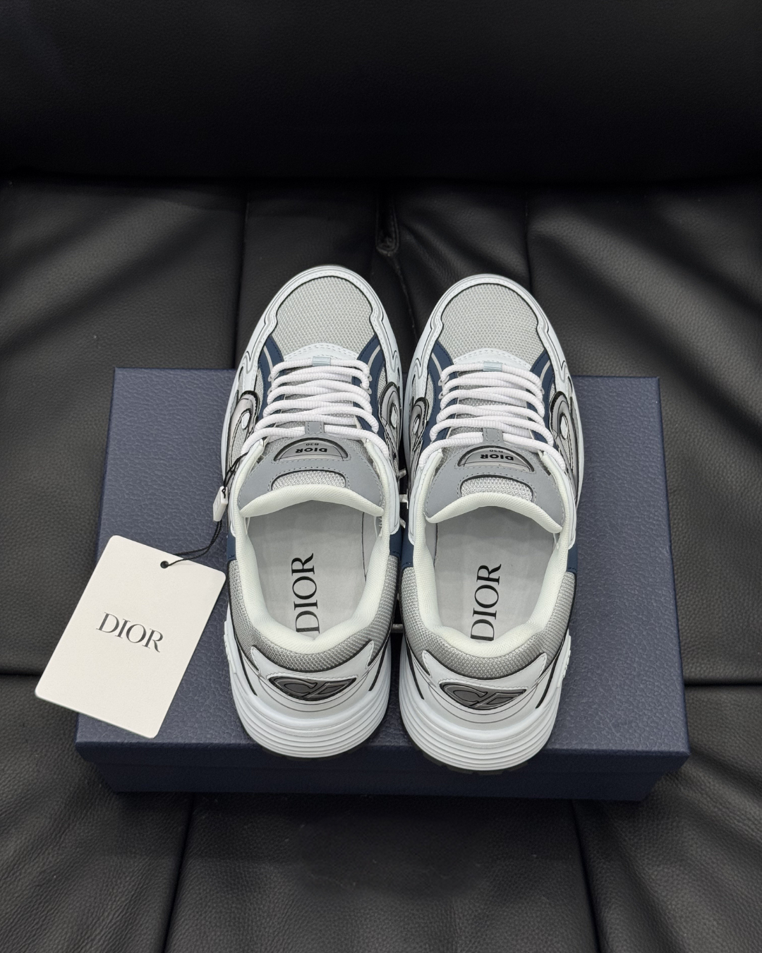 B30 Countdown Low Sneakers – Light Blue, Blue and Gray