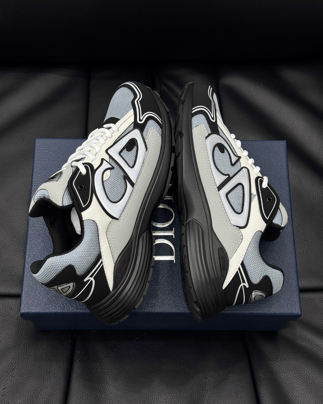 B30 Countdown Low Sneakers – Blue, Gray, White and Black